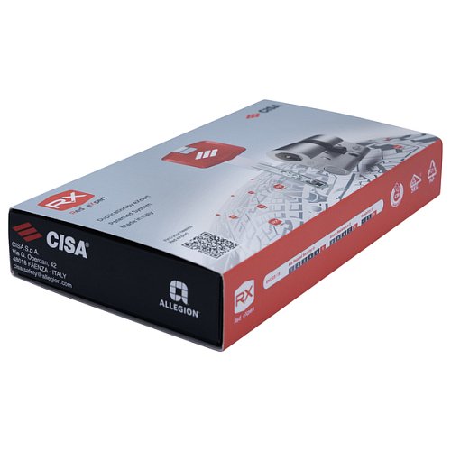 Цилиндр CISA RX (модульный) 95 (30*65) никель матовый 3 ключа - Фото №12