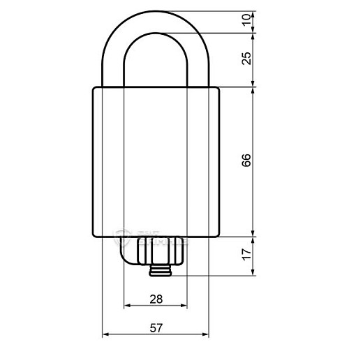 Замок навесной ABLOY PLLW340T Protec 2 CLIQ без ключей - Фото №6