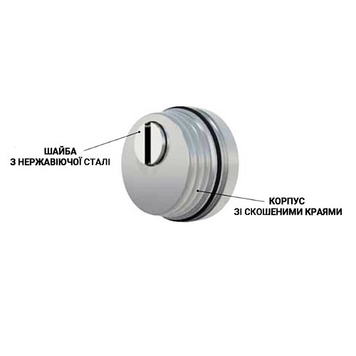 Протектор AZZI FAUSTO Antitubo 25 мм ME50/OS овальний стандарт латунь матова - Фото №7