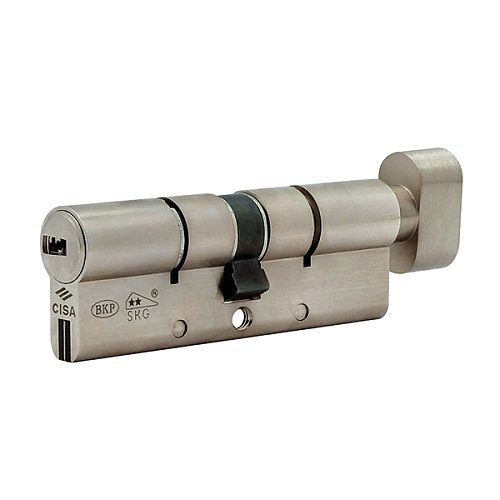 Циліндр CISA AP4 S 90T (40*50T) нікель матовий 3 ключі - Фото №2