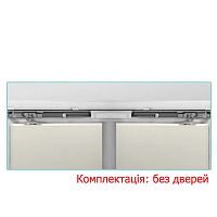 Розсувна система OMGE Alutech 1499 з 2 демпферами довжина 4 м на 2 полотна вагою до 80 кг