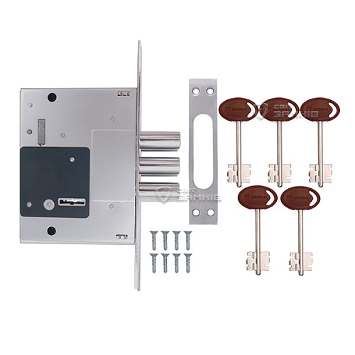 Механізм замка SHERLOCK 257L (BS60мм) 5 ключів - Фото №4