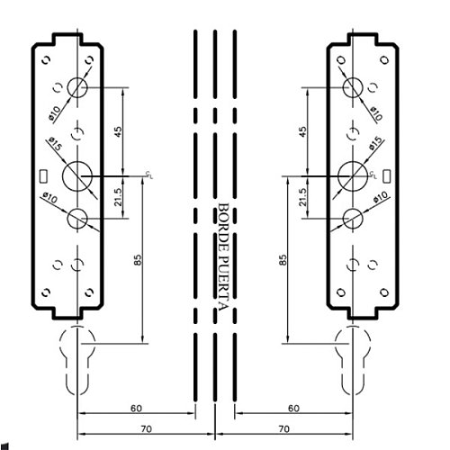 Антипаніка TESA LITE1E 908 для евакуаційного виходу black green чорно-зелений - Фото №8
