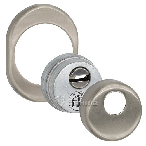 Протектор AZZI FAUSTO Antitubo SB 25 мм ME50/KSV овальний стандарт нікель матовий - Фото №2