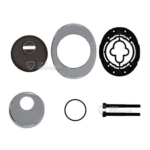 Протектор AZZI FAUSTO F23 Antitubo Widia 25 мм 85х70 хром - Фото №4