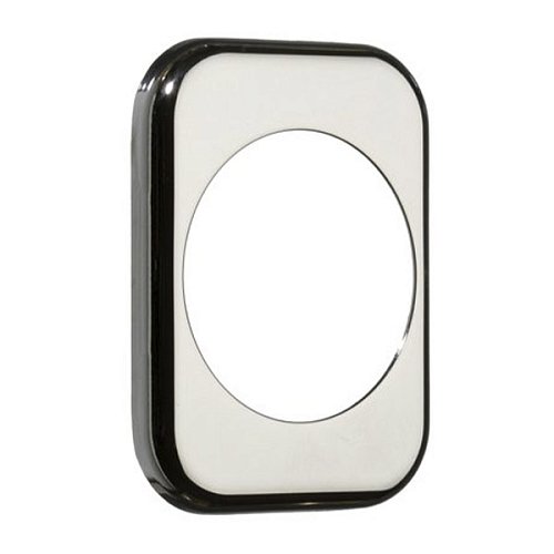 Накладка на протектор AZZI FAUSTO ME50 / LINE внешняя прямоугольная 82х62 хром - Фото №1