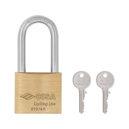 Замок навісний CISA LL POP 21011.40 довга дужка (40 мм, 2 ключа) - Фото №6 Замок навісний CISA LL POP 21011.40 довга дужка (40 мм, 2 ключа) - Фото №6