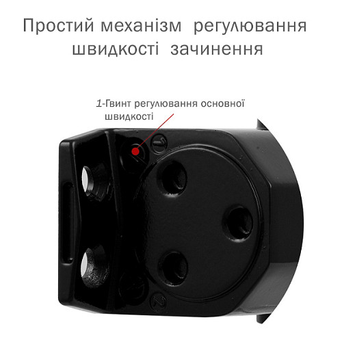 Дотягувач RYOBI DS-2055P BC PRL HO з фіксацією до 80 кг Чорний - Фото №6