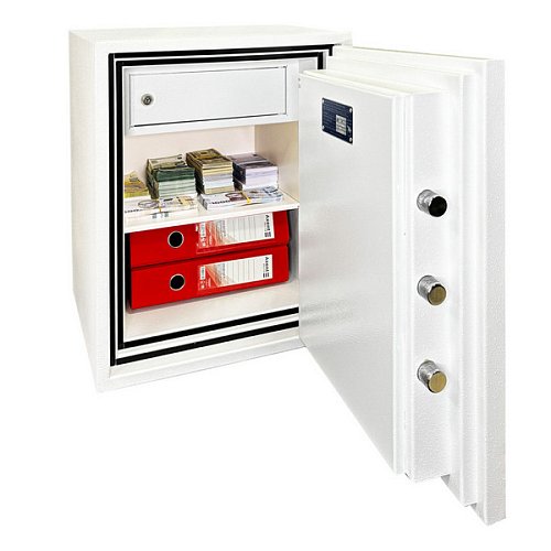 Сейф огнестойкий GRIFFON FRS.57.E WHITE - Фото №8