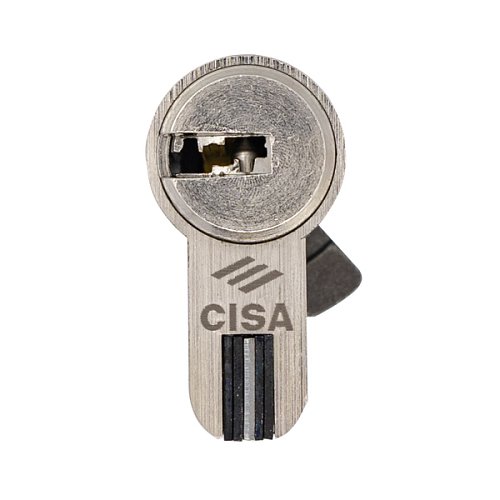 Циліндр CISA AP4 S 70T (30*40T) нікель матовий 3 ключі - Фото №4