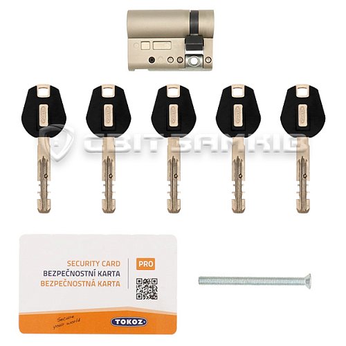 Цилиндр половинка TOKOZ Pro300 65 (55*10) никель матовый - Фото №5