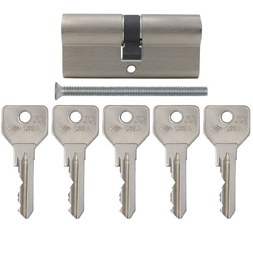 Цилиндр CISA C2000 100 (35*65) никель матовый 5 ключей - Фото №6