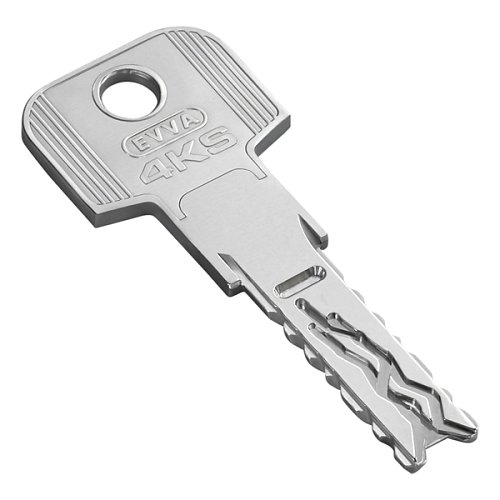 Цилиндр EVVA 4KS 92Т (61*31T) со штоком никель сатин 3 ключа - Фото №7