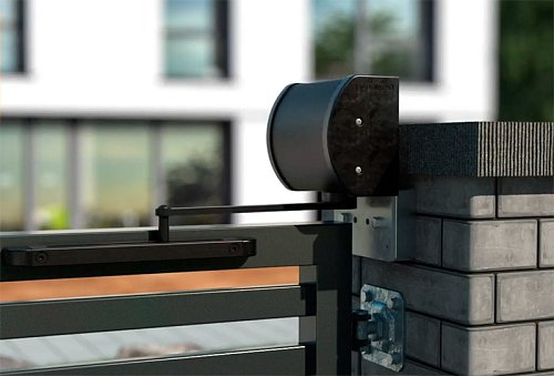 Дотягувач для хвіртки LOCINOX Panther з монтажем на стіну і стовп чорний - Фото №2