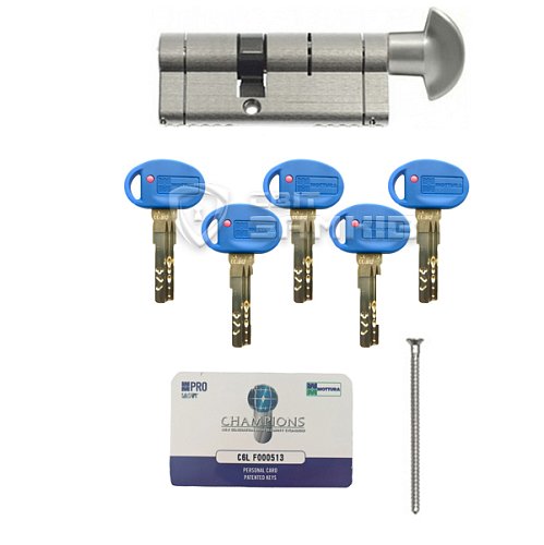 Цилиндр MOTTURA Champions Pro 92T (41*51T) матовый хром - Фото №4