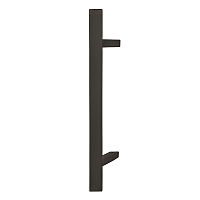 Ручка скоба ABARO Sydney 45° L:800 X:600 W:40*20mm SS 304 чорний RAL 9005 (половинка)