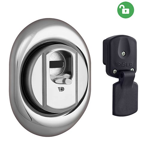 Протектор магнитный DISEC 4GN2MB 25 мм хром полированный - Фото №1