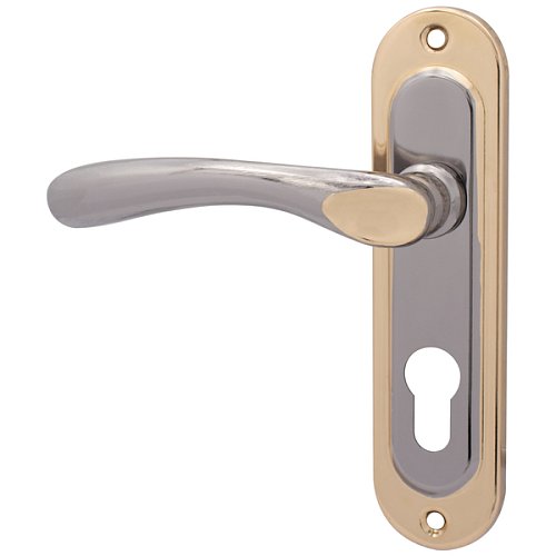 Комплект замка HI-Luke LP04-H39 (BS40*50мм) PZ BN/GP чорний нікель/золото			 - Фото №4