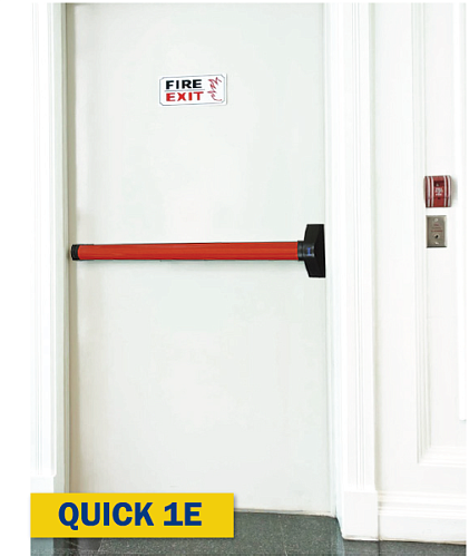 Антипаніка TESA QUICK1E 909 для евакуаційного виходу black red чорно-червоний - Фото №10