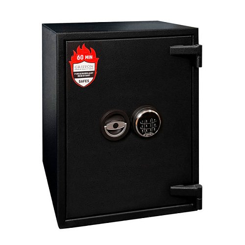 Сейф вогнестійкий GRIFFON FRS.57.E BLACK - Фото №1