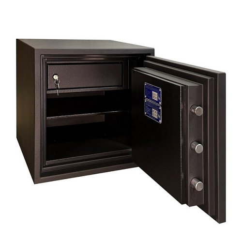 Сейф вогнестійкий GRIFFON FRS.45.K BLACK - Фото №3