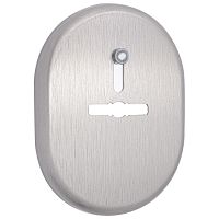 Накладка сувальдна AZZI FAUSTO MDM/KSV/CV зі шторкою овальна стандарт нікель матовий