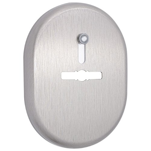 Накладка сувальдна AZZI FAUSTO MDM/KSV/CV зі шторкою овальна стандарт нікель матовий - Фото №1