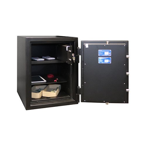 Сейф вогнезламостійкий GRIFFON CL II.68.E BLACK - Фото №4