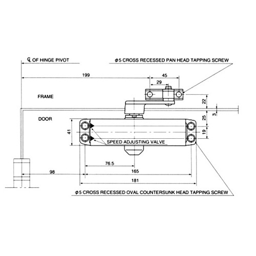 Дотягувач RYOBI S-8850T SLD HO з фіксацією до 45кг Коричневий - Фото №11