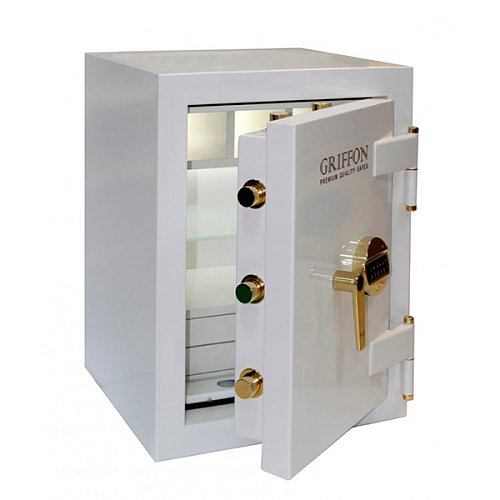Сейф вогнезламостійкий GRIFFON CLE II.68.E WHITE GOLD - Фото №4