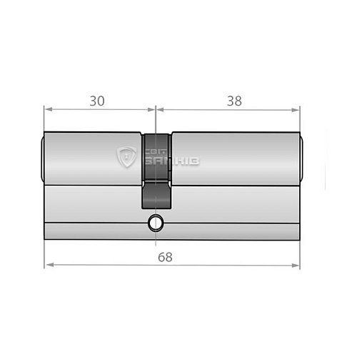 Циліндр RDA 68 (30*38) антична латунь - Фото №5