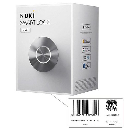 Розумний замок NUKI Smart Lock 5.0 Pro WiFi накладний сріблястий - Фото №9