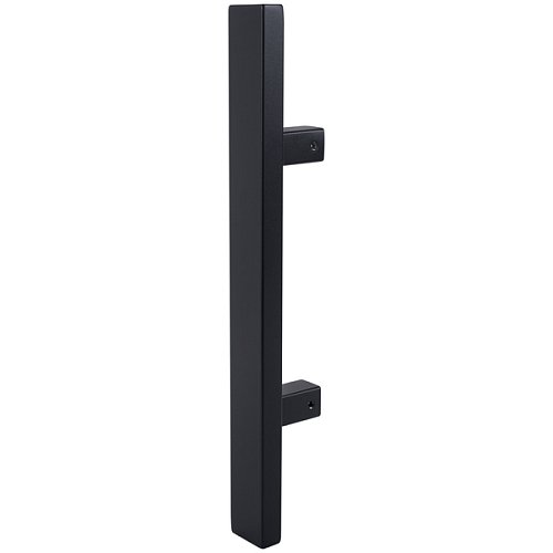 Ручка скоба ABARO Sydney 90° L:600 X:400 W:40*20mm SS 304 чорний RAL 9005 (половинка) - Фото №1