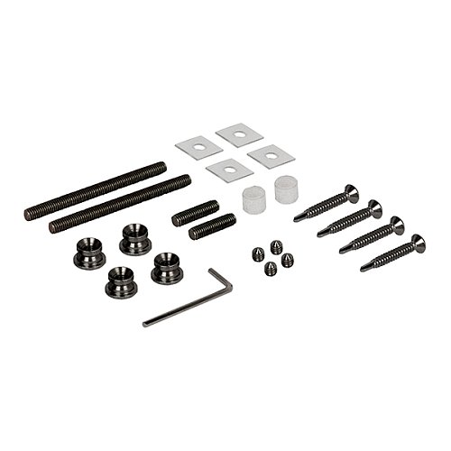 Ручки скобы ABARO Sydney 90° L:1800 X:1600 W:40*20mm SS 304 черный RAL 9005 (комплект) - Фото №9