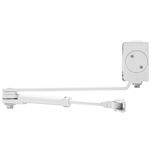 Доводчик CISA C1511.03.0.45 Professional Plus2 STD HO с фиксацией до 80 кг белый - Фото №3