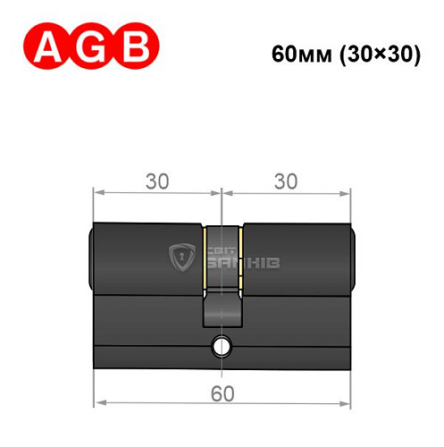 Циліндр AGB MOD 600 60 (30*30) чорний - Фото №5