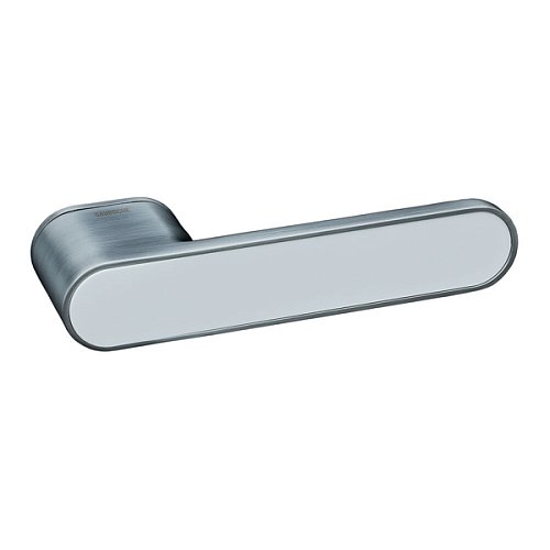 Ручка-защелка GAVROCHE GRclick (BS60мм) магнитная сатиновое серебро/белый - Фото №4