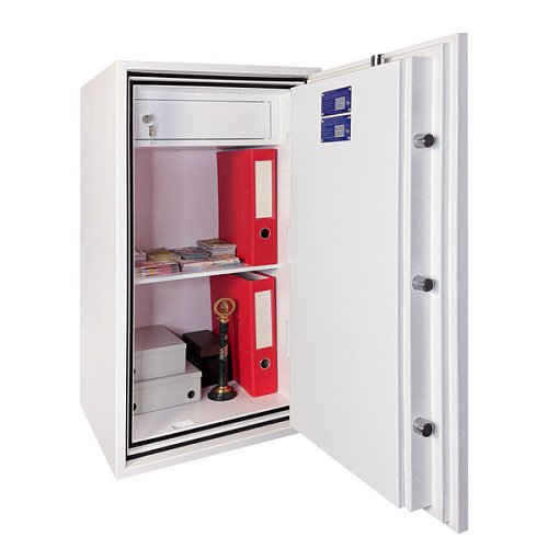 Сейф вогнестійкий GRIFFON FRS.90.K WHITE - Фото №3