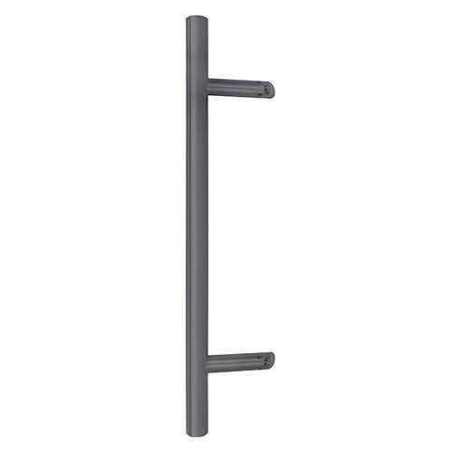 Ручка скоба ABARO Bali 45° L: 1800 X: 1300 D: 32mm SS 304 антрацит RAL 7016 (половинка) - Фото №3