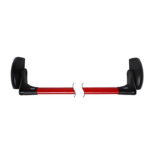 Антипаніка накладна CISA Fast Push 59016.10 модульна 2-точкова червоний/чорний - Фото №3