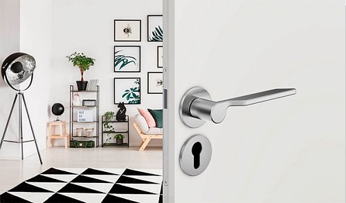 Накладки на серцевину DND by MARTINELLI Levante PCS матовий хром - Фото №2