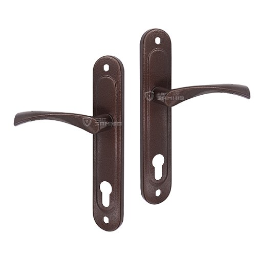 Ручки на планці SHERLOCK H-85R 85 мм коричневий - Фото №1