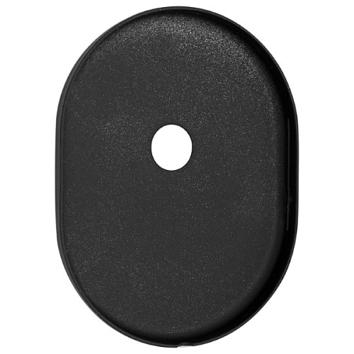 Накладка під шток AZZI FAUSTO MP/NO овальна стандарт чорний матовий - Фото №2
