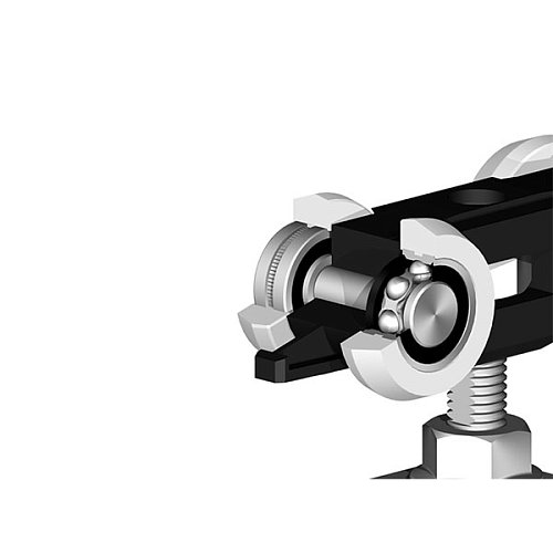 Розсувна система VALCOMP Herkules HS120 довжина 4 м (2+2) на 2 полотна вагою до 120 кг - Фото №6