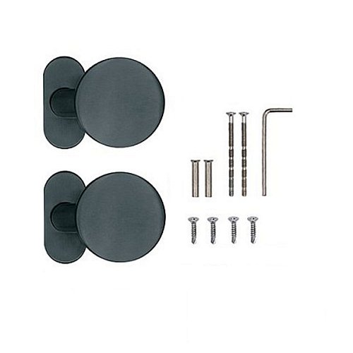 Ручки на розеті ABARO Lido FF фіксована-фіксована антрацит - Фото №4