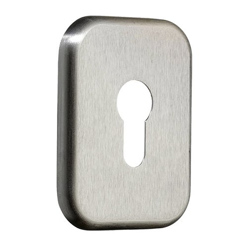 Накладка на серцевину AZZI FAUSTO MY/LINE внутрішня прямокутна 82х62 матовий хром - Фото №1