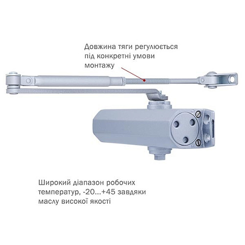 Дотягувач RYOBI D-1504 STD до 80кг FIRE Сірий - Фото №5