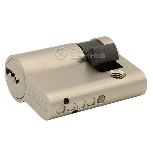 Циліндр половинка TITAN K1 ML 65 (55*10) нікель сатин 5 ключів - Фото №2