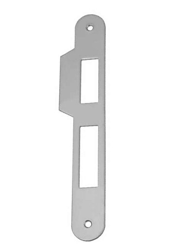 Ответная планка AGB Sicurezza 22мм с отбойником хром - Фото №1