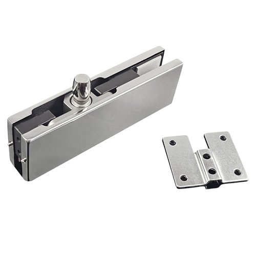 Петля GLASS-M-TECH ЕК-30B Polish верхняя с осью нержавеющая сталь - Фото №1